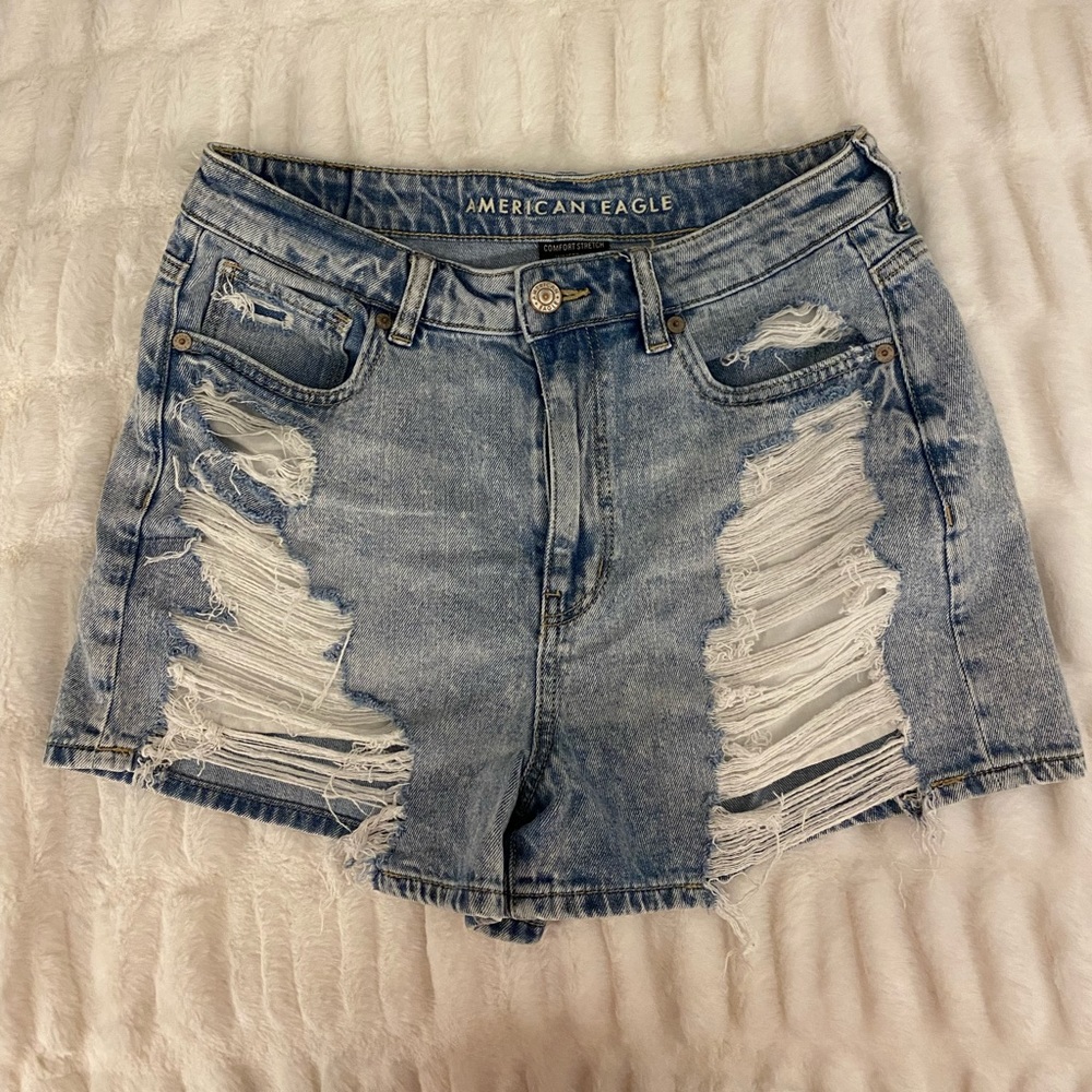 American Eagle Outfitters | High Rise Denim Short | Comfort Stretch Waistband